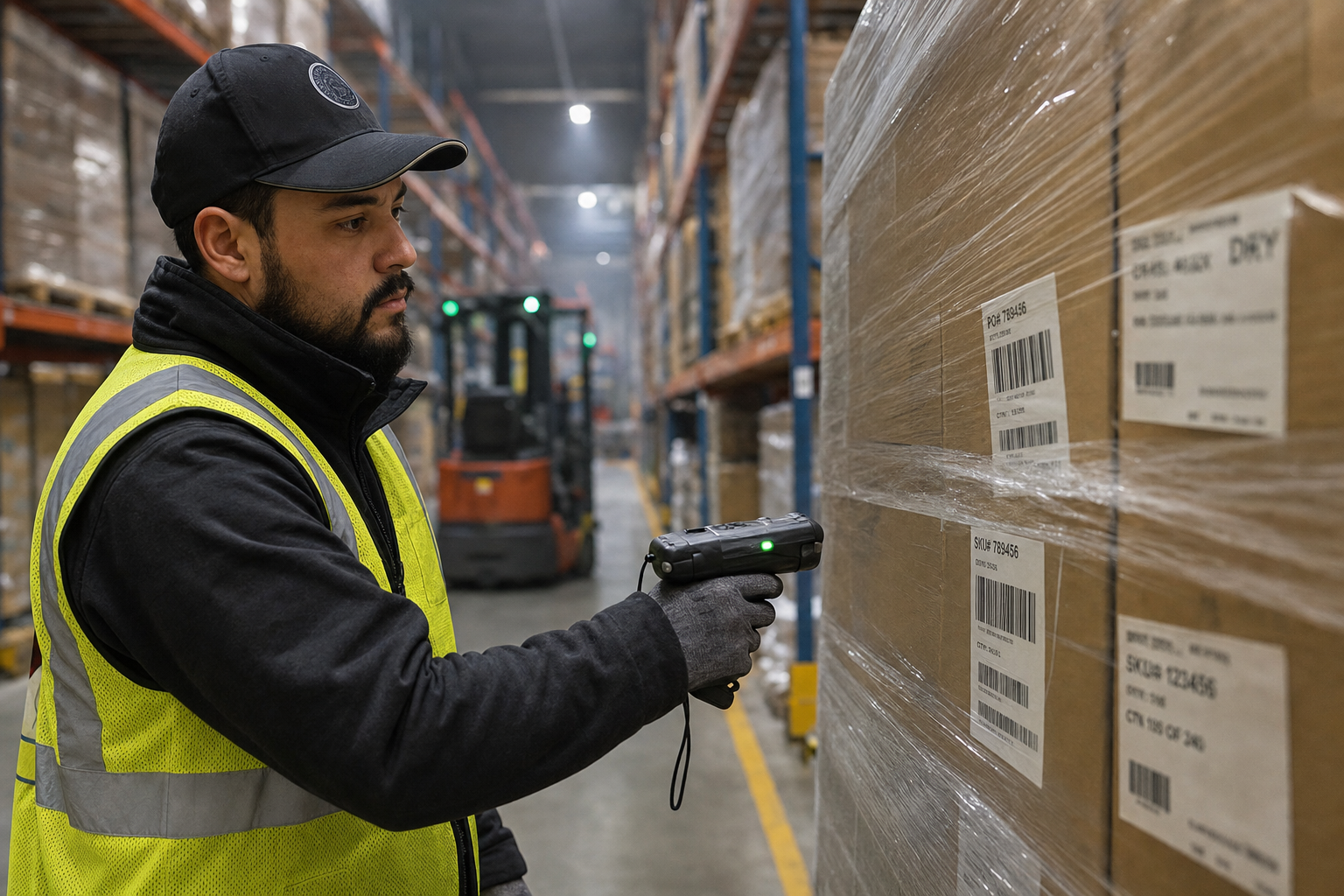 Barcode scanner voor magazijnwerk