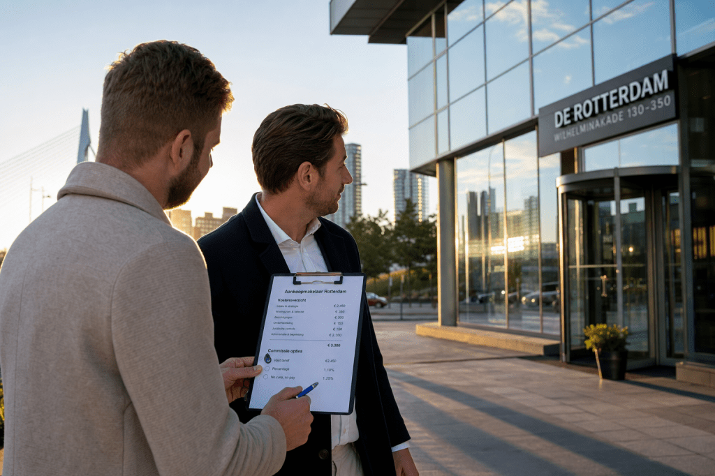 Wat kost een aankoopmakelaar in Rotterdam en welke courtage- of afsprakenvormen zijn er?