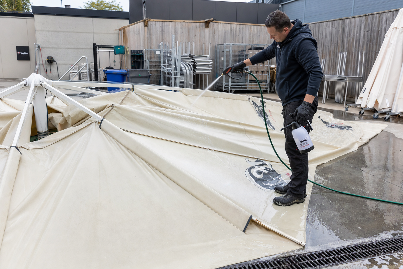 Schimmelpreventie parasoldoek
