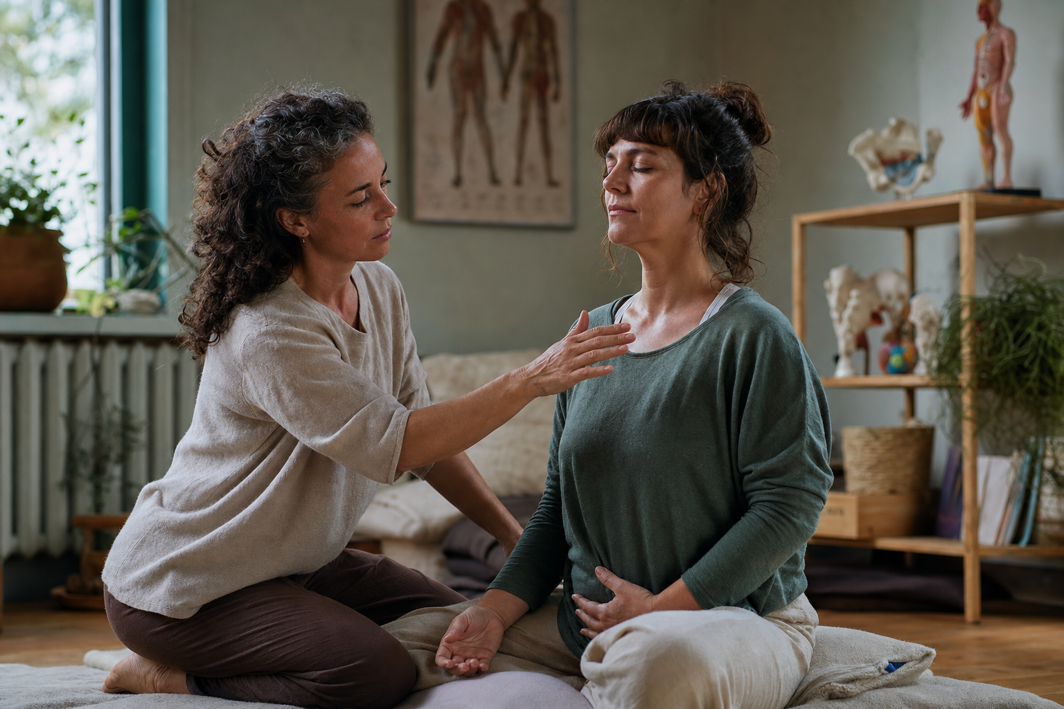 Lichaamsgerichte therapie sessie